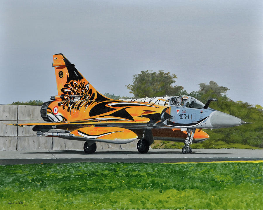 Mirage 2000 Tigermeet Painting by Henk Uitslag - Pixels