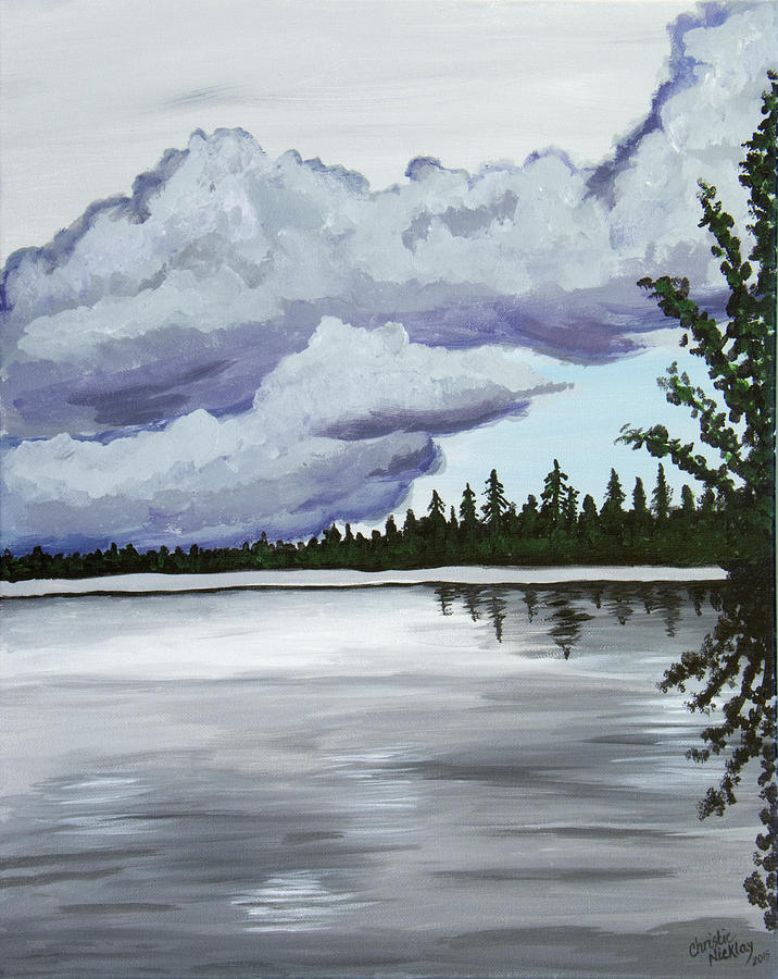 Mirror Lake Painting by Christie Nicklay - Fine Art America