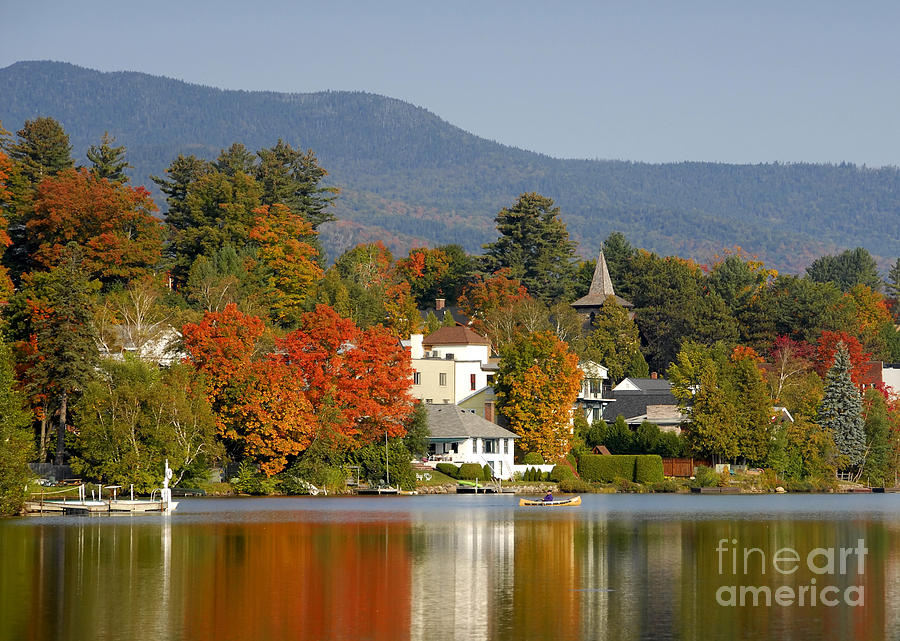 Fall Photograph - Mirror Lake by David Lee Thompson