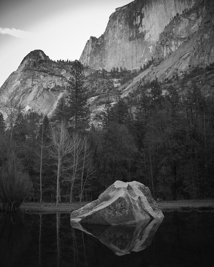 Mirror Lake Rock Photograph by Dusty Wynne
