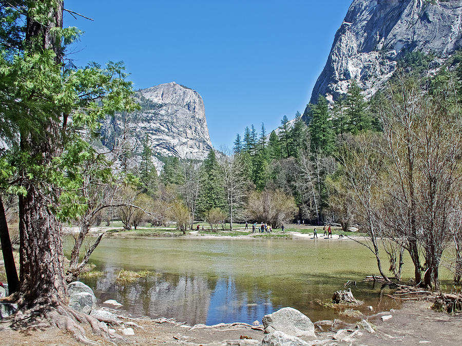 Mirror Lakes Low Water Level in Yosemite National Park, California  Photograph by Ruth Hager