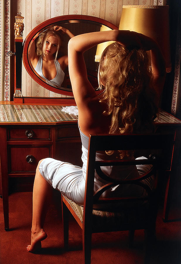 Mirror Photograph - Mirror Of Her Dreams by Dean Bertoncelj