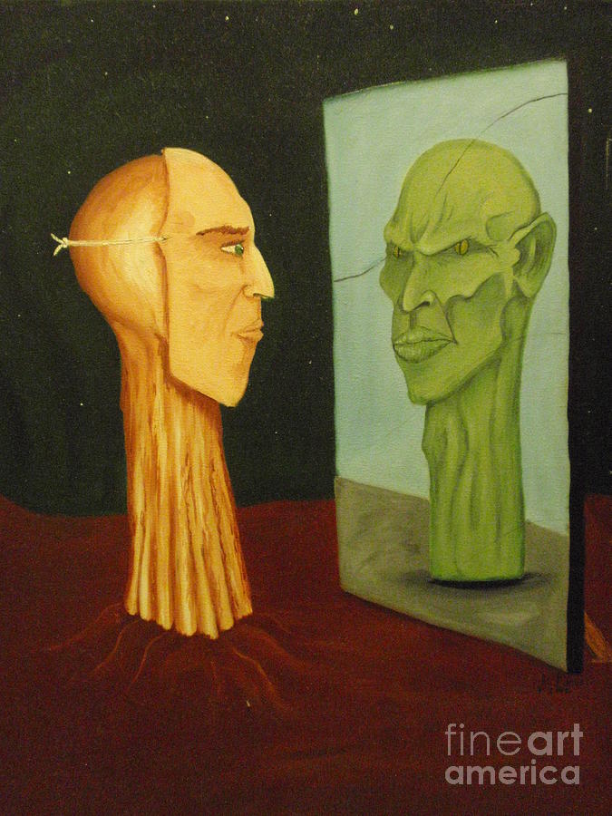 Mirror Of Truth Painting By Billy Cousins - Fine Art America