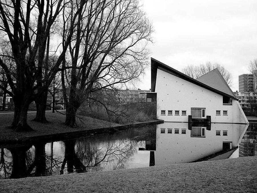 Black And White Photograph - Mirrored by Darren Scicluna