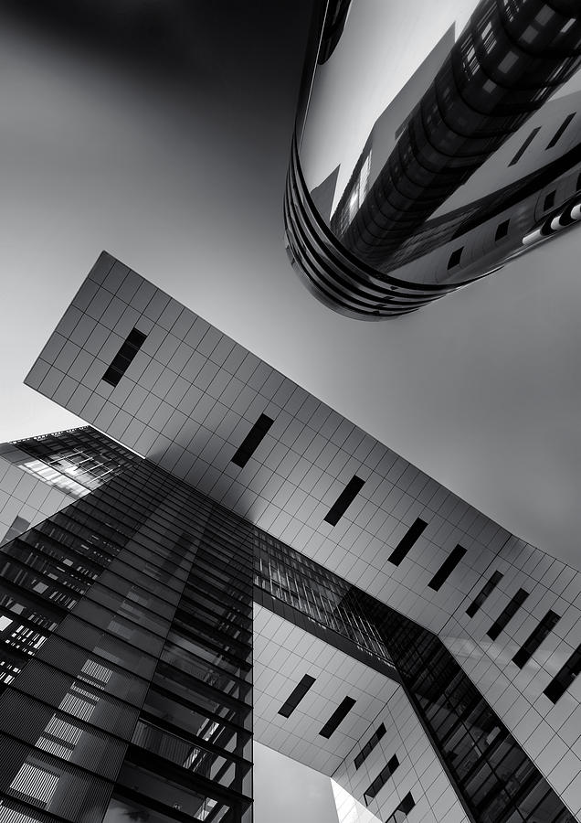 Architecture Photograph - Mirrored by Gerard Jonkman