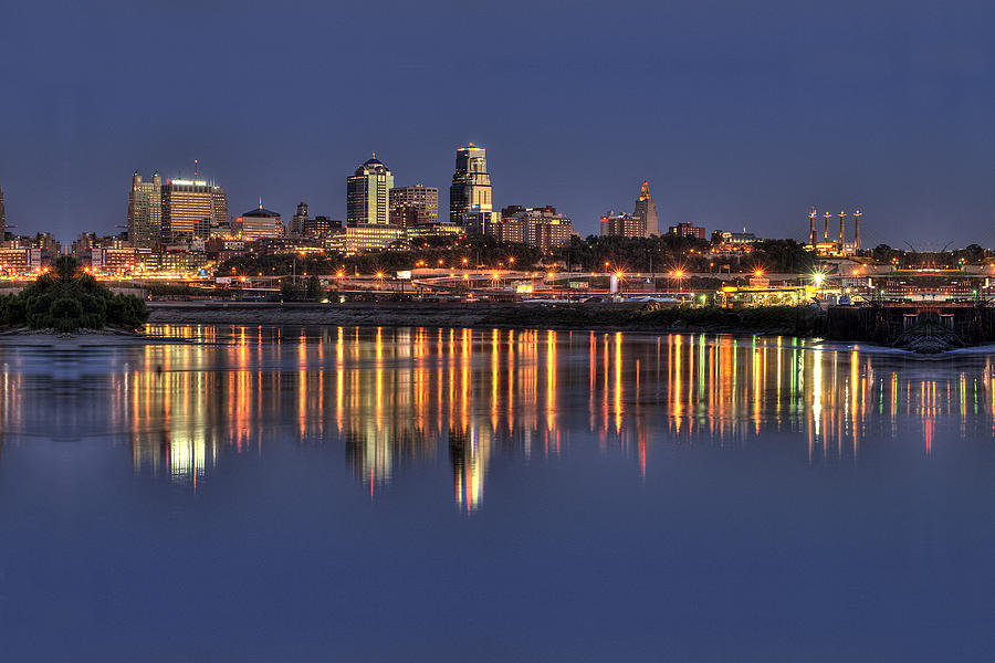Mirrored Kansas City Missouri Photograph by Don Wolf