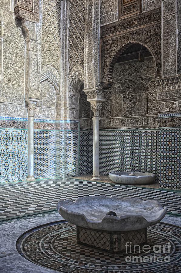 Misbahiya medersa in Fez Photograph by Patricia Hofmeester