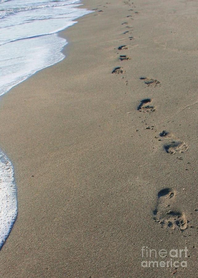 Footprints in the Sand #2 Photograph by Robert Wilder Jr