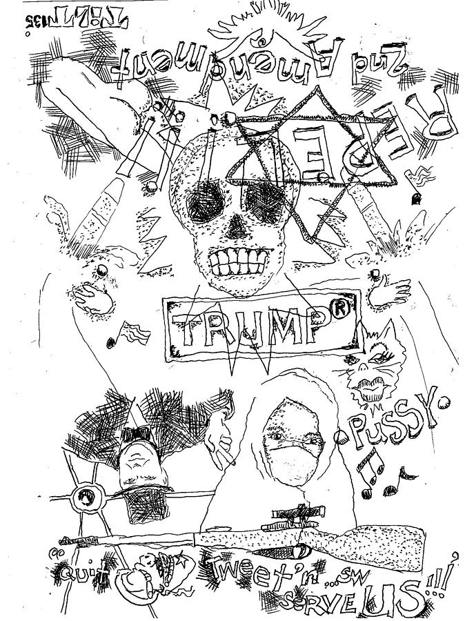Misery Usa Drawing by William Tilton