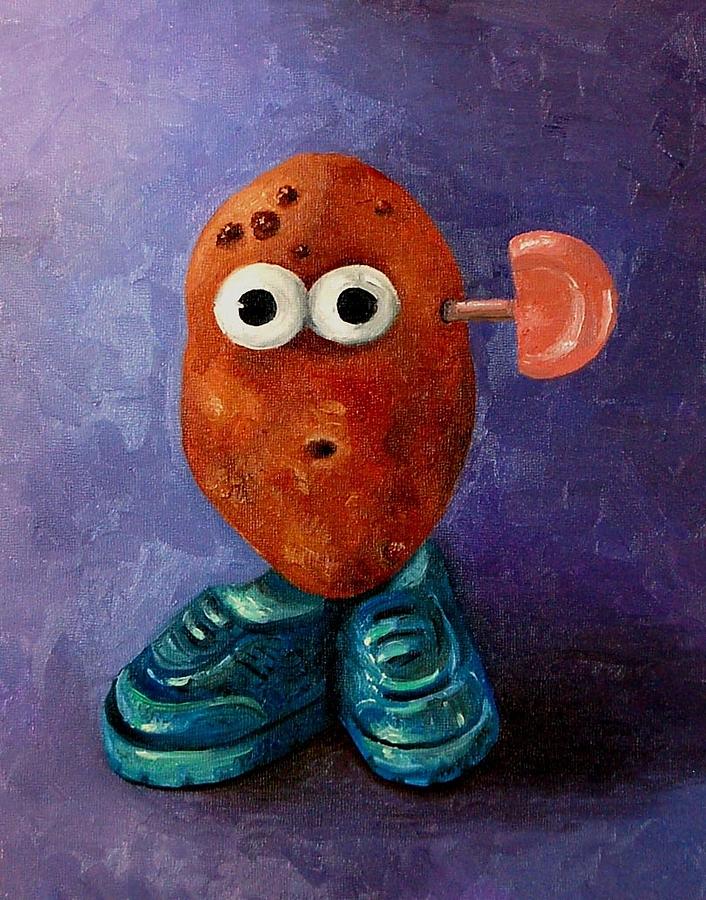 Misfit potato head Painting by Leah Saulnier The Painting Maniac