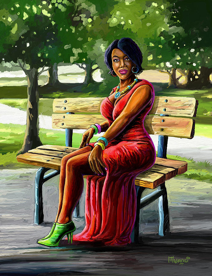 Mismatched and Happy Painting by Anthony Mwangi