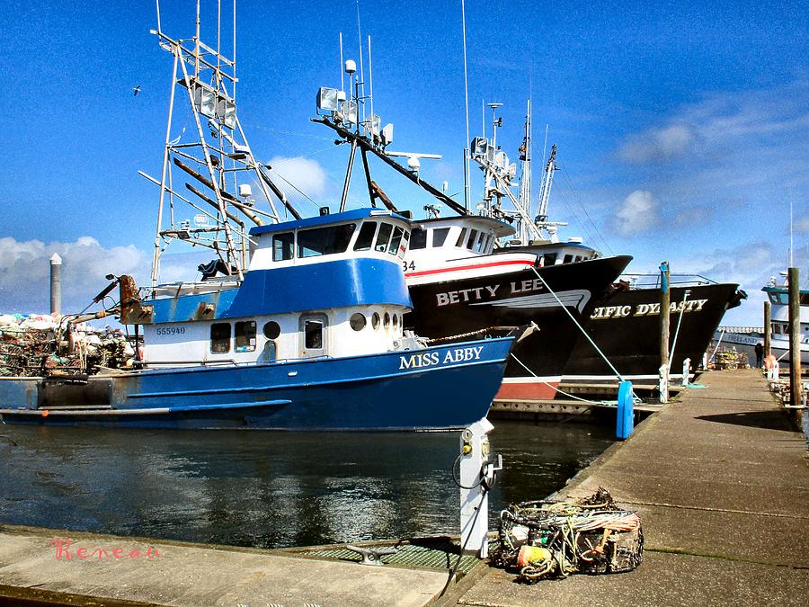 MISS ABBY, BETTY LEE, PACIFIC DYNASTY Fishing Boats Photograph by A L Sadie Reneau