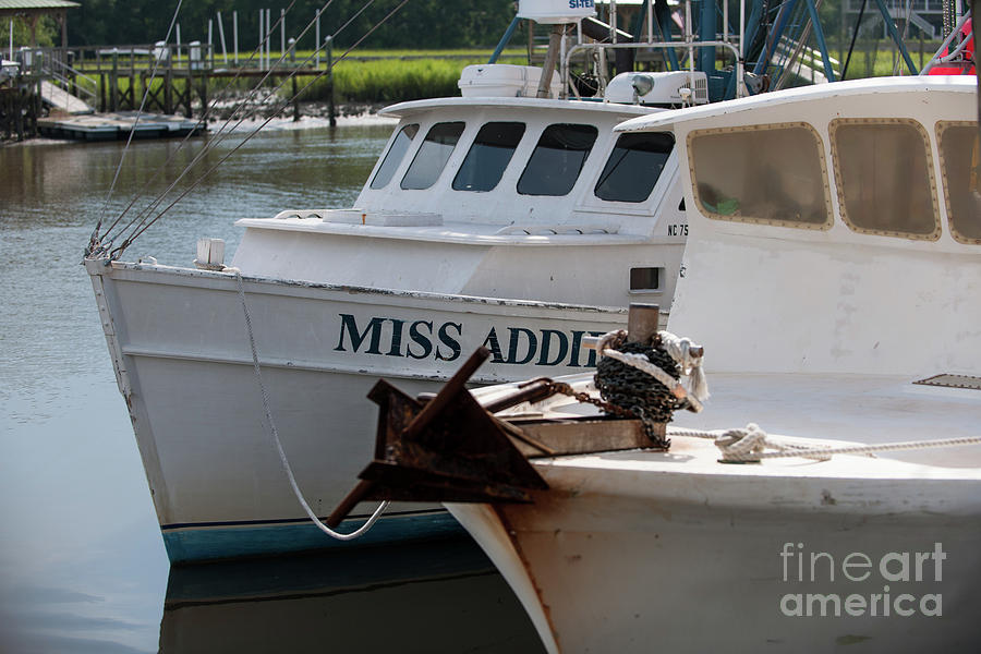 Shrimp Boat Photograph - Miss Addie by Dale Powell