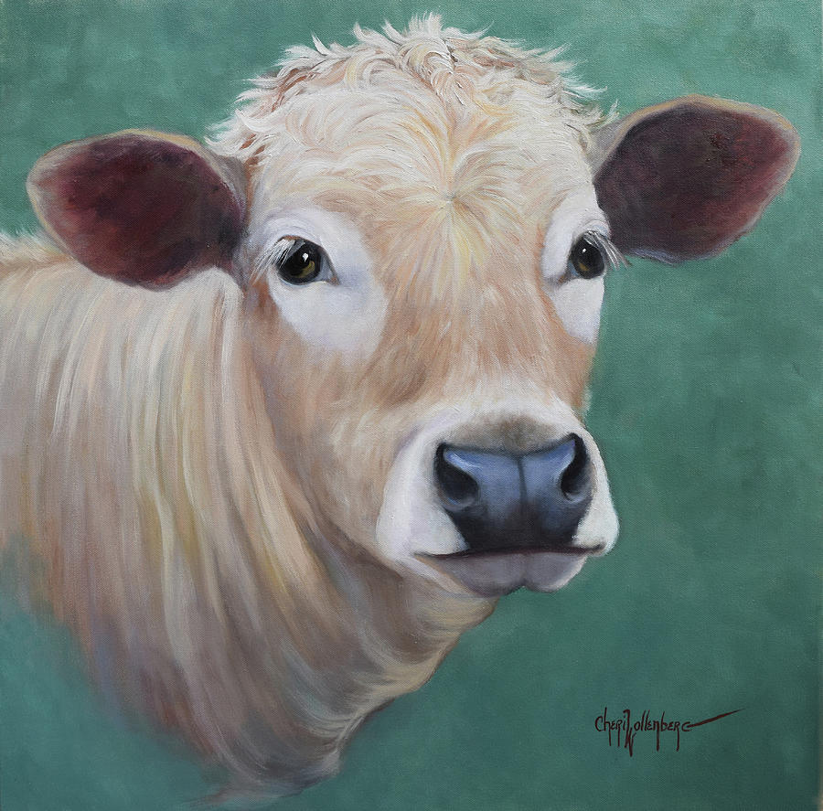 Farm Animals Painting - Miss Agnes by Cheri Wollenberg