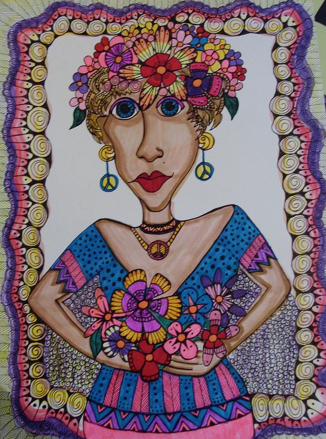 Miss B. Haven Drawing By Gerri Rowan - Fine Art America