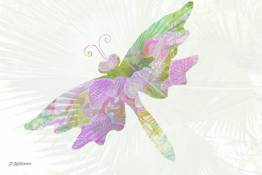 Miss Flutterby Digital Art by Pamela Williams