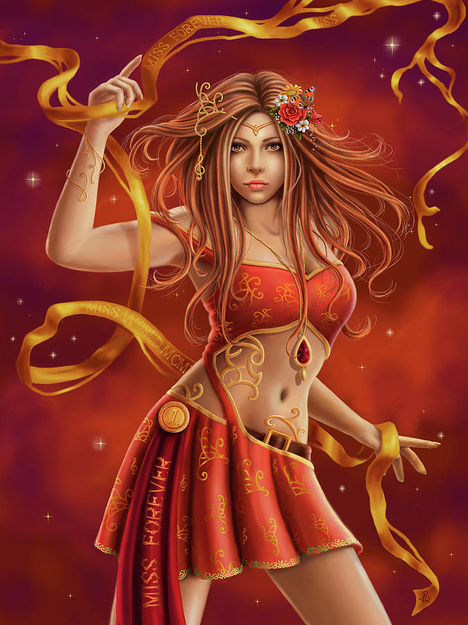 Miss Forever Digital Art by Tatjana Willms Miss Forever Digital Art by Tatjana Willms