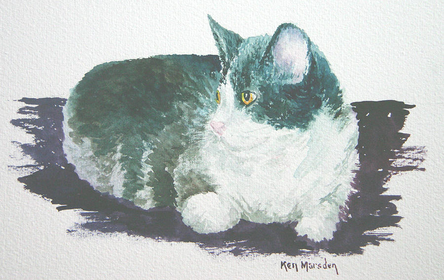 Miss Kitty Painting by Ken Marsden