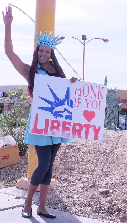 Miss Liberty Photograph by Carl Wilkerson Miss Liberty Photograph by Carl Wilkerson