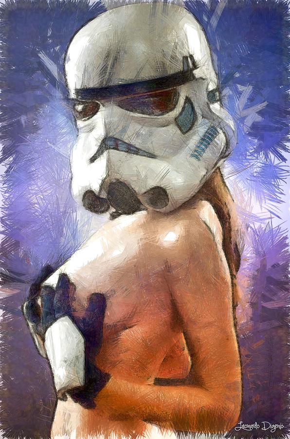Miss Stormtrooper Painting
