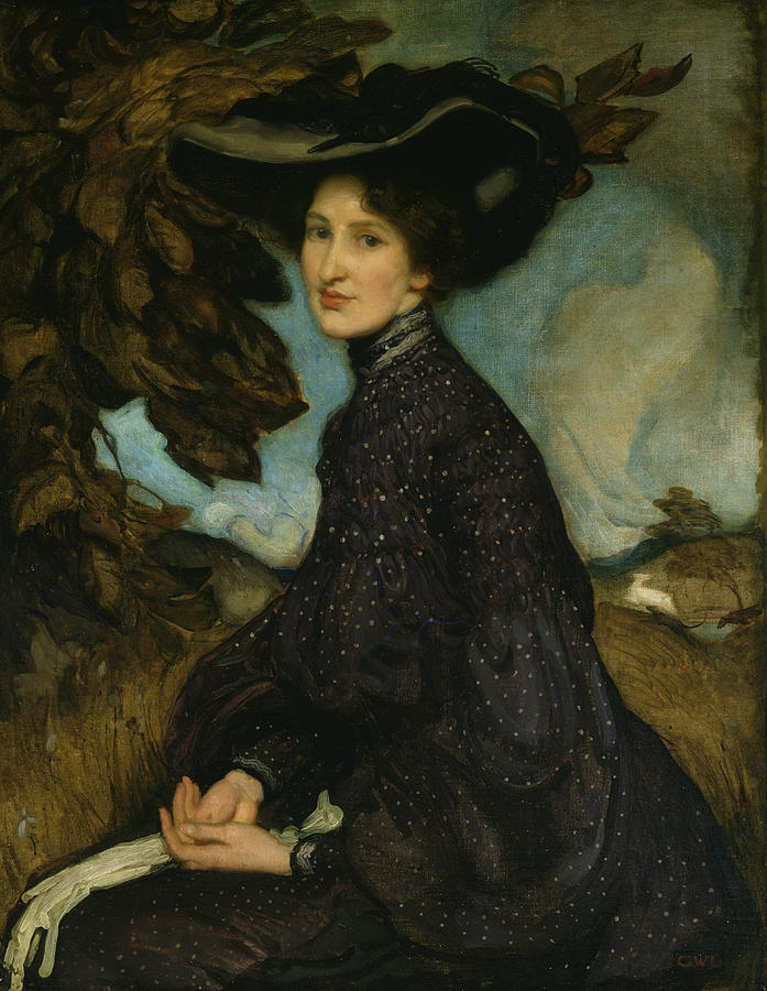 Miss Thea Proctor Painting by George Washington Lambert