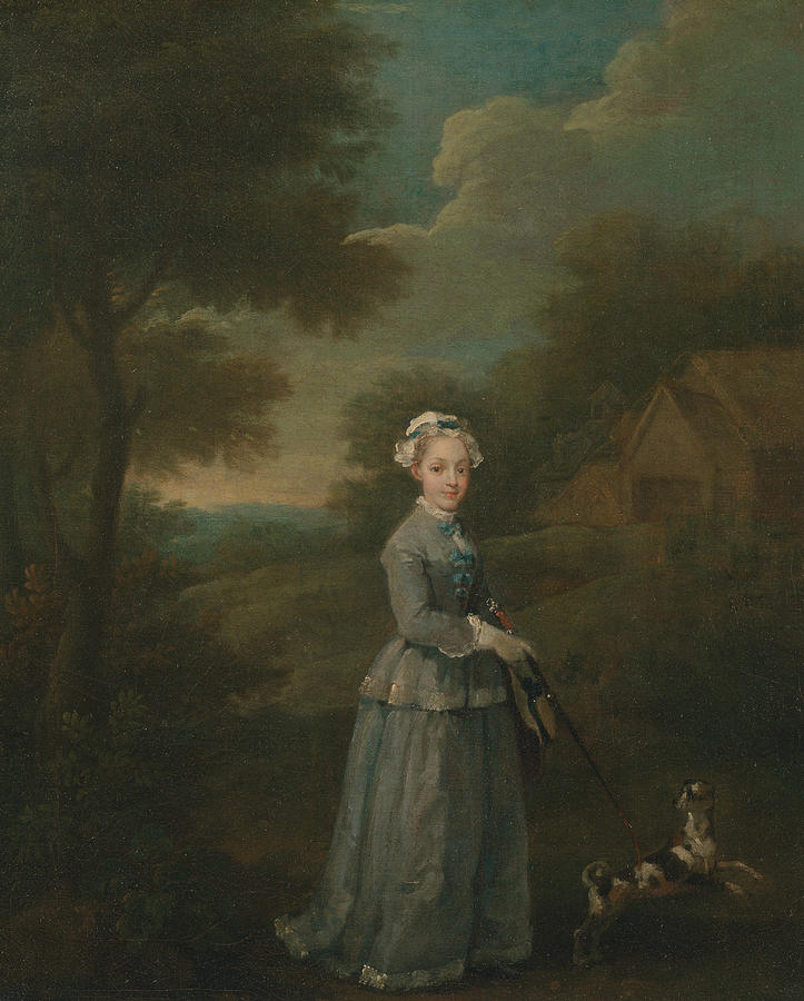 Miss Wood Painting by William Hogarth