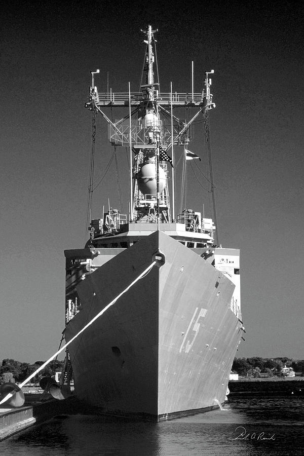 Black & White Photograph - Missile Destroyer by Frederic A Reinecke