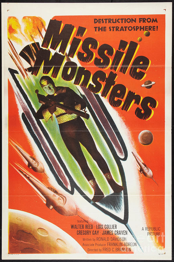 Missile Monsters Destruction from The Stratosphere Painting by Vintage Collectables
