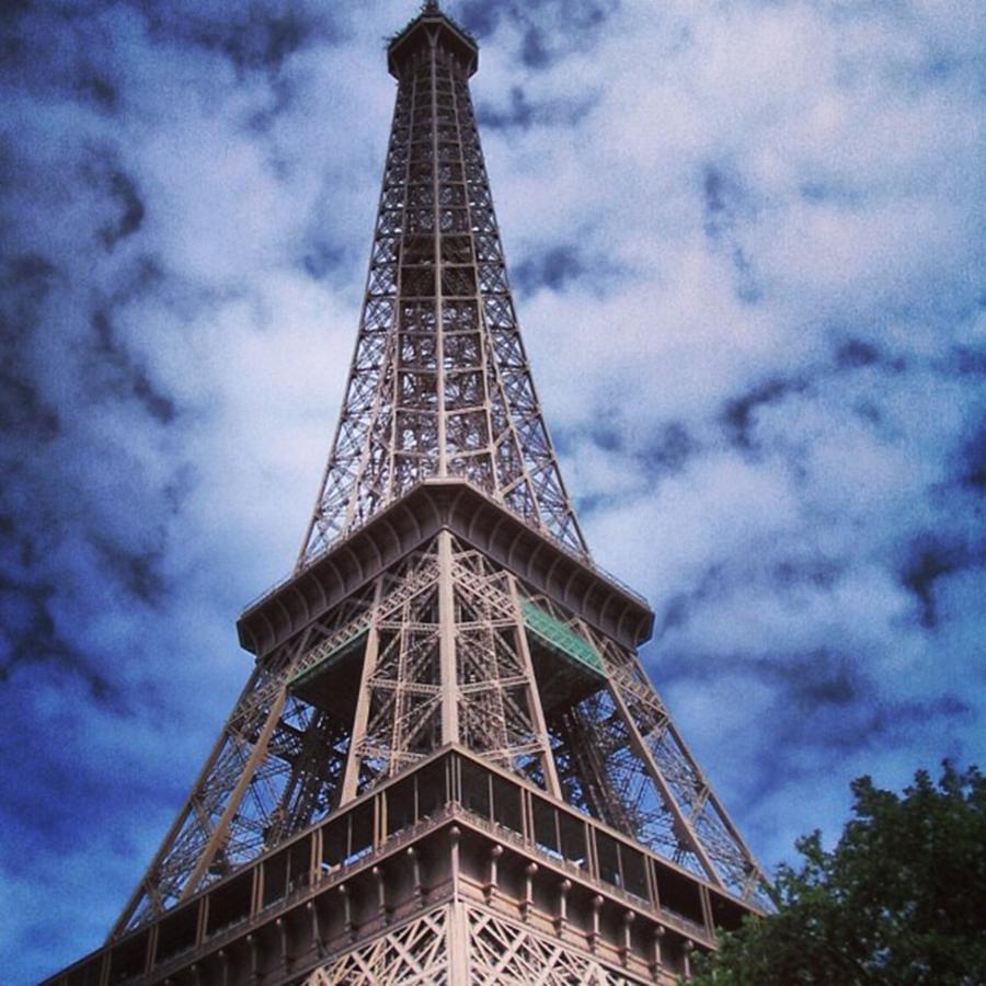 Paris Photograph - Missing #france Today. #eiffeltower by Amber Harlow