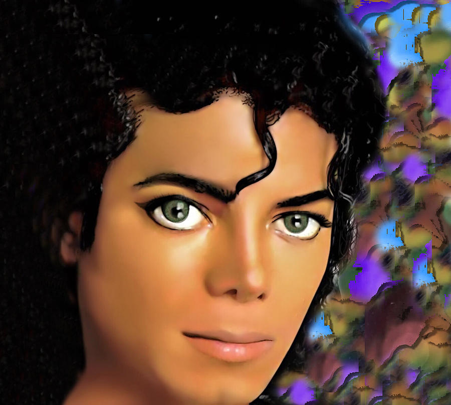 Michael Digital Art - Missing You by Karen Showell Michael Digital Art - Missing You by Karen Showell
