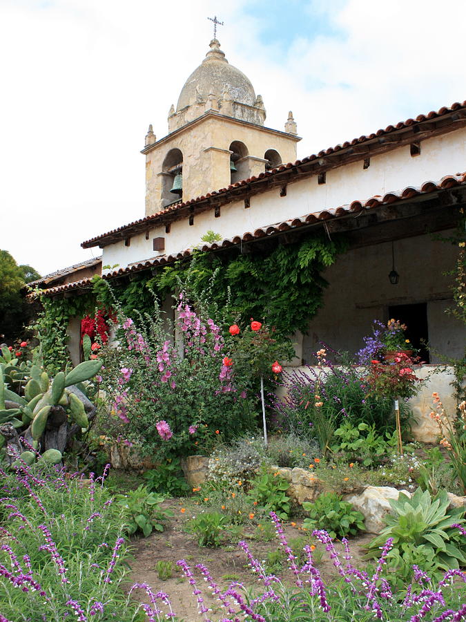 Mission Bells and Garden Photograph by Carol Groenen