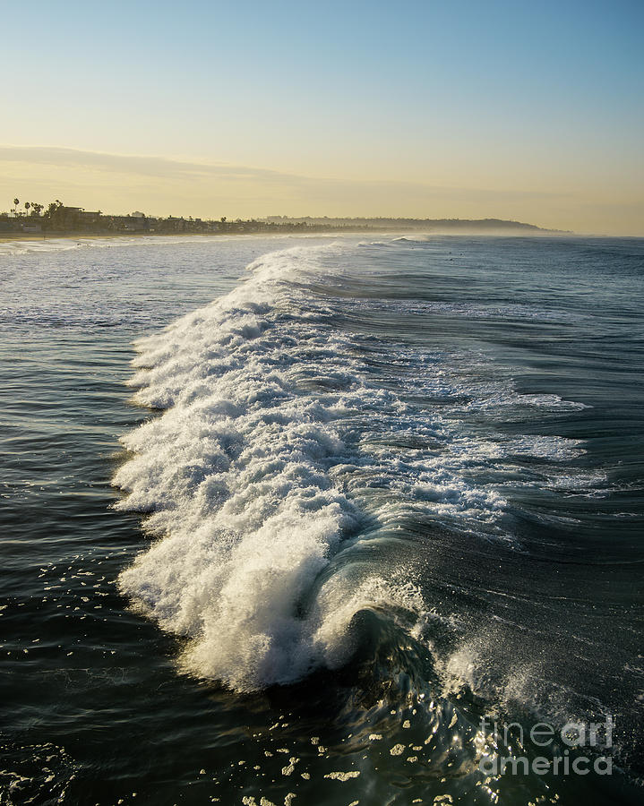 Mission Breaker - Wave on California Coast Photograph by JG Coleman