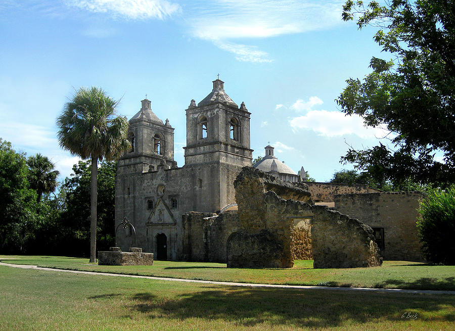 Mission Concepcion Photograph by Gordon Beck