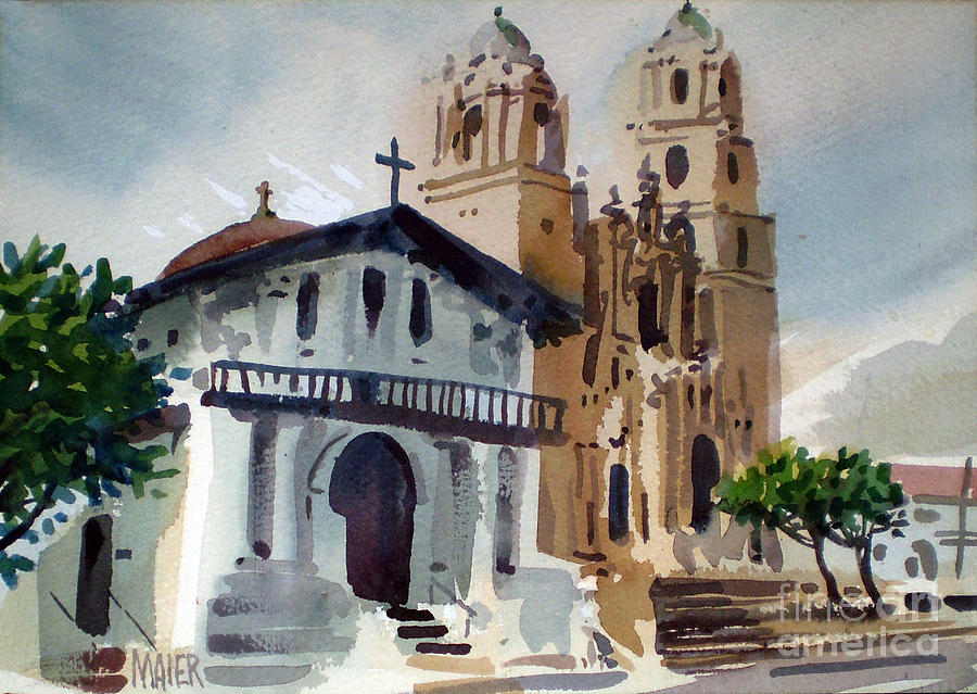 Mission Deloris Painting by Donald Maier