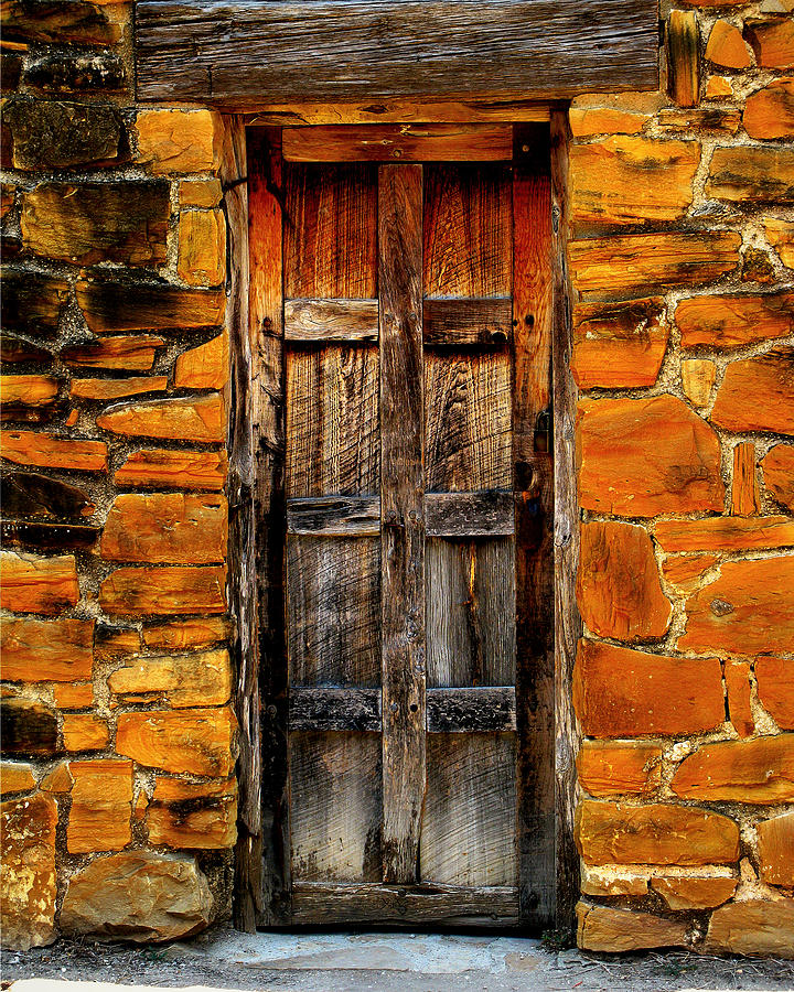 Mission Door Photograph by Perry Webster
