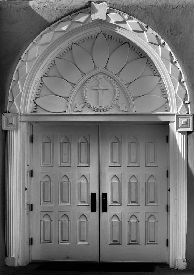 Mission Door San Francisco de Asis. Photograph by Nadalyn Larsen