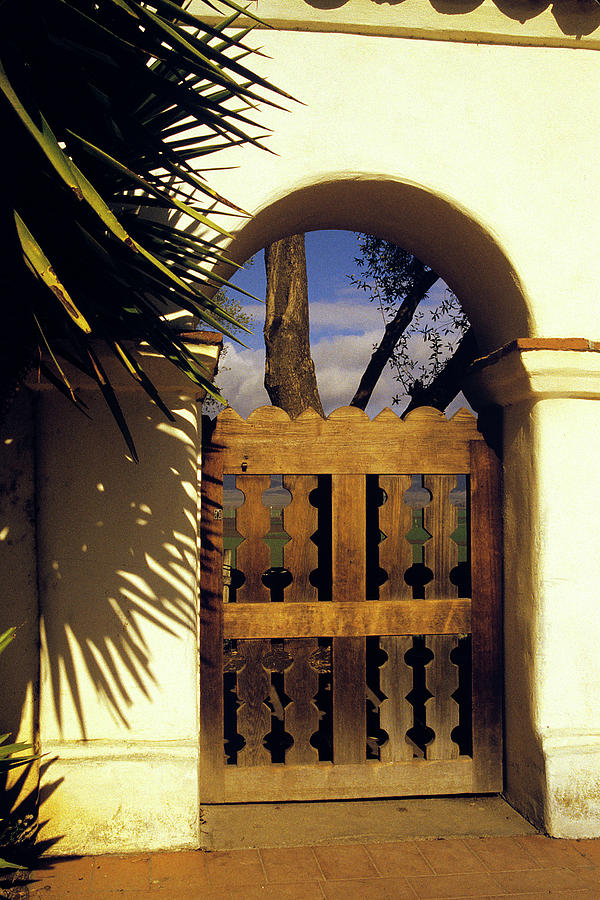 Mission Gate - San Juan Batista Photograph by Gary Brandes