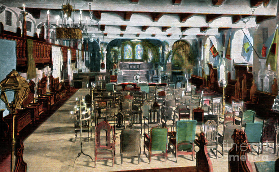 Mission Inn Cloister Music Room Riverside California Photograph by Sad Hill - Bizarre Los Angeles Archive