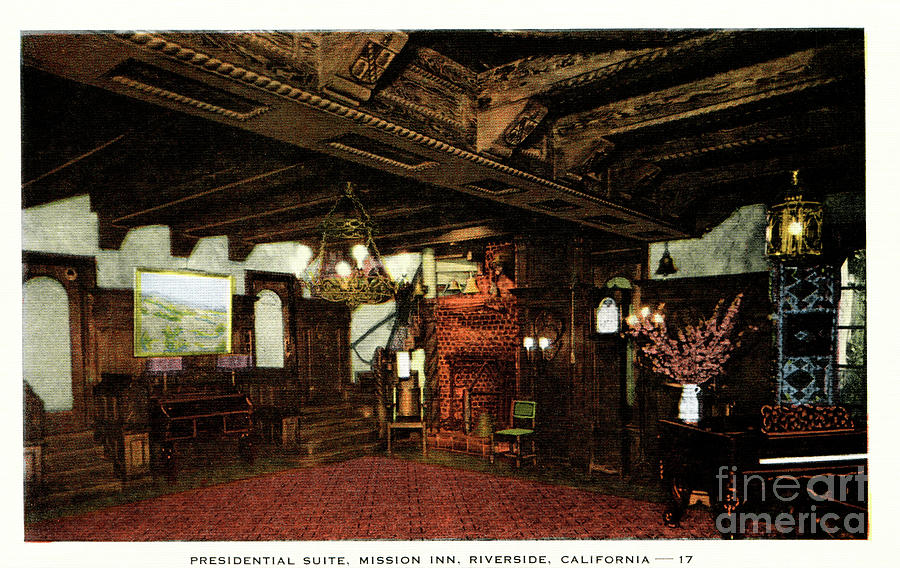 Presidential Suite Photograph - Mission Inn - Riverside - Presidential Suite by Sad Hill - Bizarre Los Angeles Archive