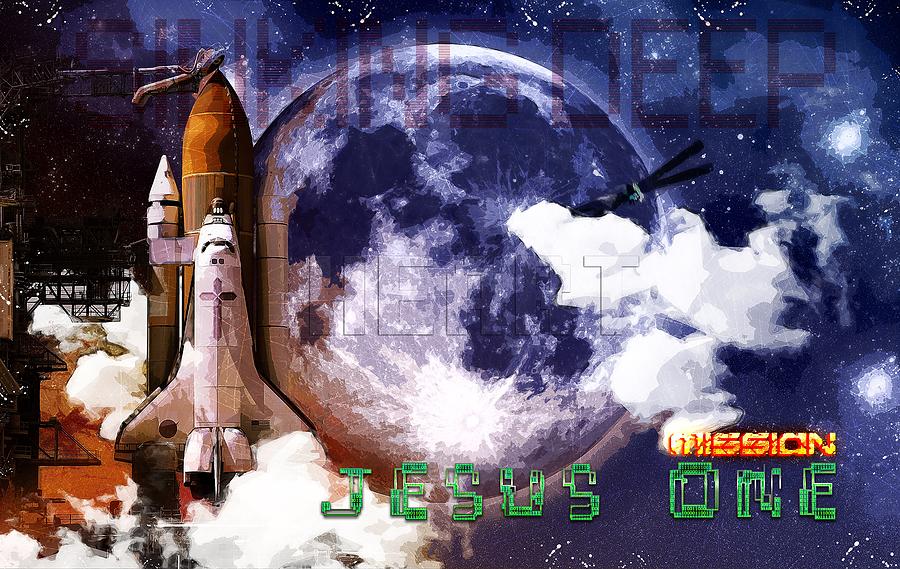 Mission JESUS ONE Digital Art by Payet Emmanuel