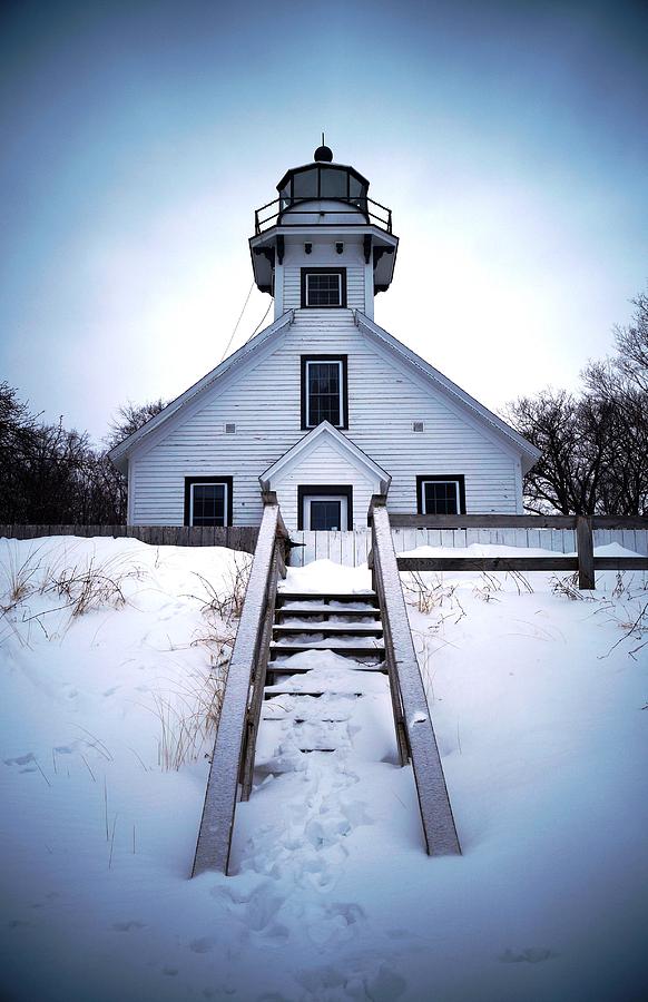 Mission Point Lighthouse TCM Photograph by Daniel Thompson