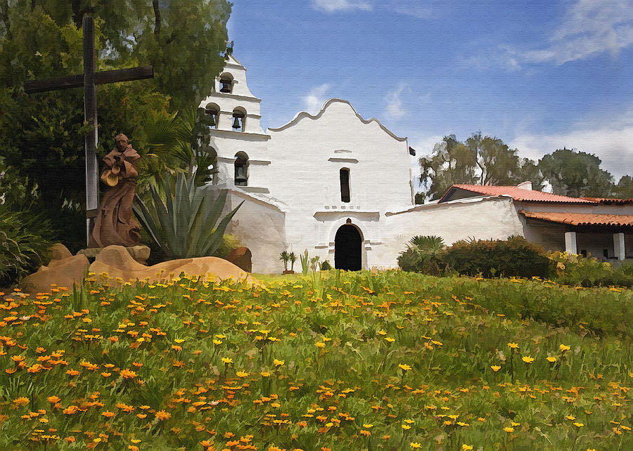 Mission San Diego de Alcala Photograph by Sharon Foster