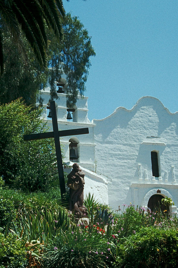 Mission San Diego Photograph by Gary Brandes