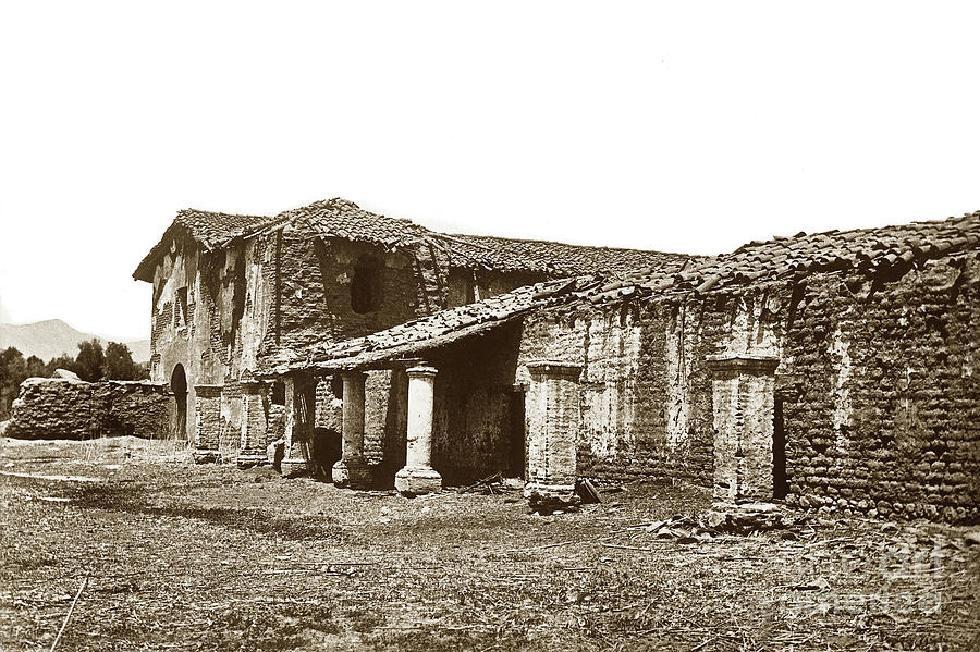 San Fernando Photograph - Mission San Fernando Rey, Established Sept 8, 1797, Cal. by Monterey County Historical Society
