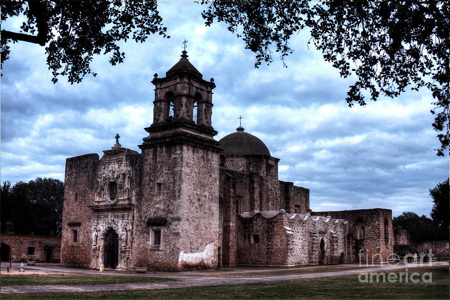 San Antonio Photograph - Mission San Jose Amazing History by Wayne Moran