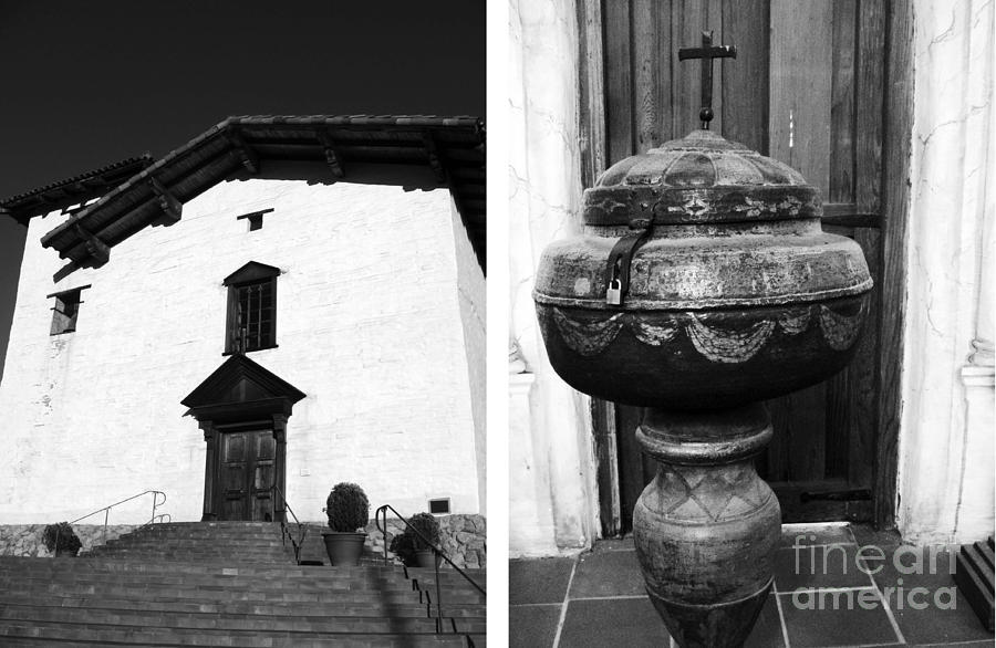 Black And White Photograph - Mission San Jose No1 by Mic Diaz