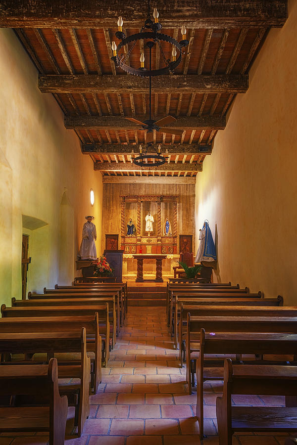 Mission San Juan Capistrano Chapel Vertical Photograph by Joan Carroll
