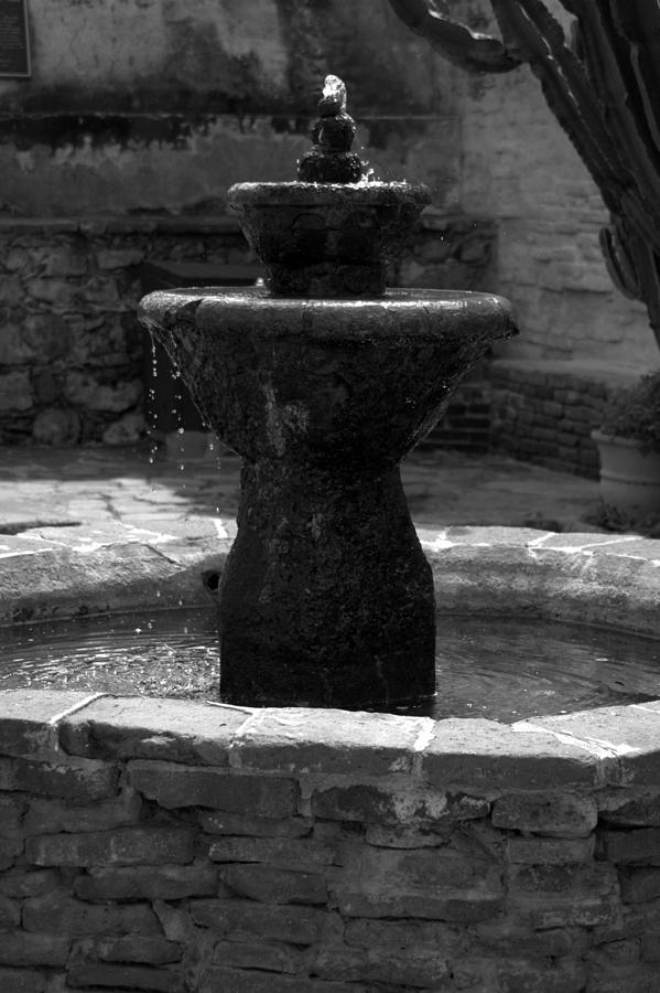 Mission San Juan Capistrano Fountain Photograph by Brad Scott