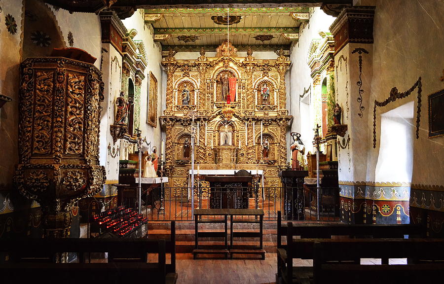 Mission San Juan Capistrano Sanctuary Photograph by Glenn McCarthy Art and Photography