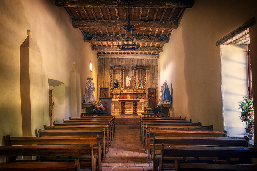 San Antonio Photograph - Mission San Juan Capistrano Chapel by Joan Carroll
